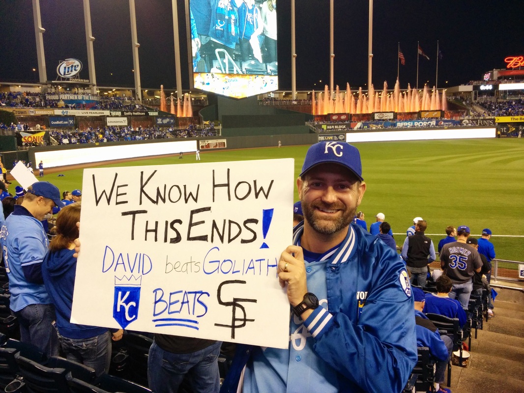 Me and my sign at World Series Game 6